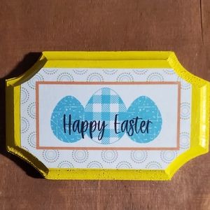 Wooden Easter Shelf Setter Sign